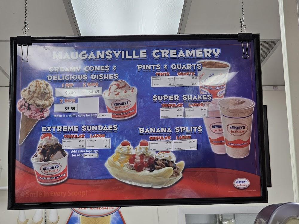 Maugansville Creamery Menu image 1